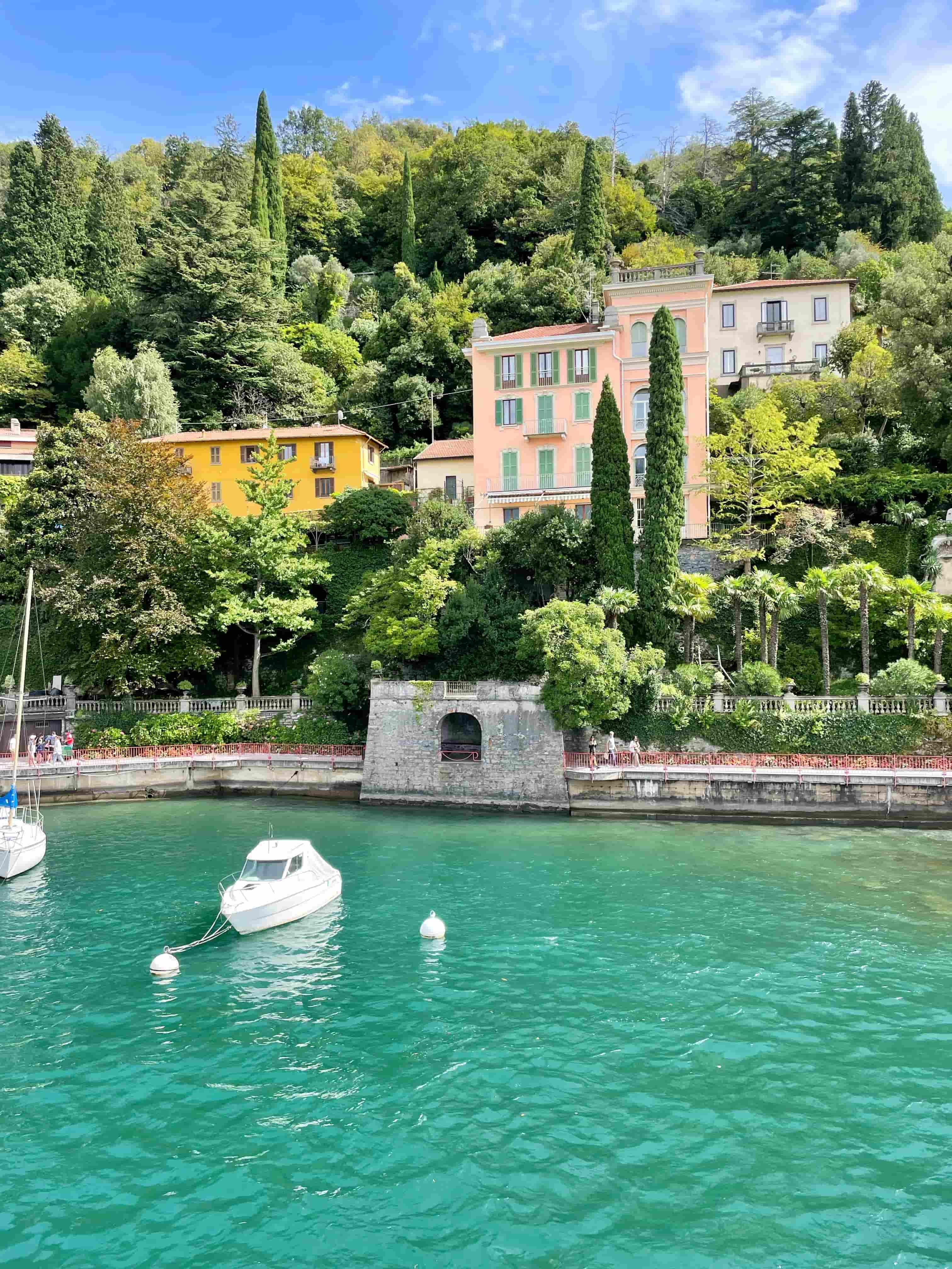 Lake Como — turquoise water and hillside villas